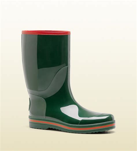 gucci men's rain boots|farfetch men's gucci boots.